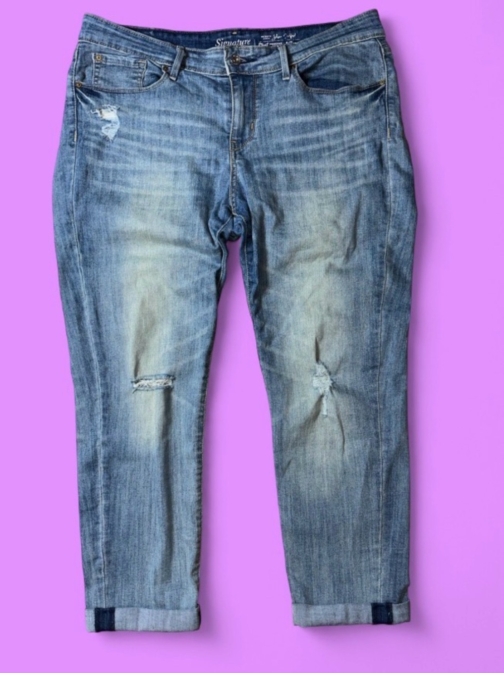 Signature by Levi Strauss Women's Jeans - Light Blue Wash
